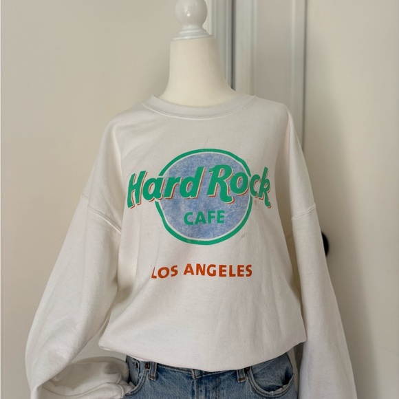 Hard Rock Cafe White Crewneck - Picture 2 of 5
